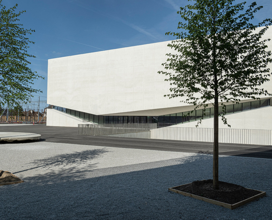 Le nouveau bâtiment: sa construction s’est apparentée à celle d’un pont. ARC Jean-Bernard Sieber