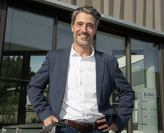 ARC Jean-Bernard Sieber Olivier Verscheure, directeur exécutif du Swiss Data Science Center: soutenir des projets à valeur sociale.