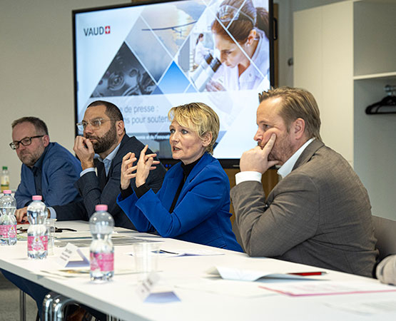 ARC Jean-Bernard Sieber Fin 2024, l’État présentait un plan d’actions pour soutenir la compétitivité et l’emploi du secteur industriel vaudois, passant par la réactivation de son Fonds de soutien à l’industrie.