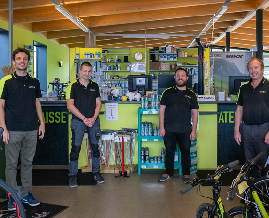 À Forel, les employés du magasin de vélos Unicycle ont vendu en quatre mois ce que l’enseigne commercialise habituellement en une année. Thomas Cramatte