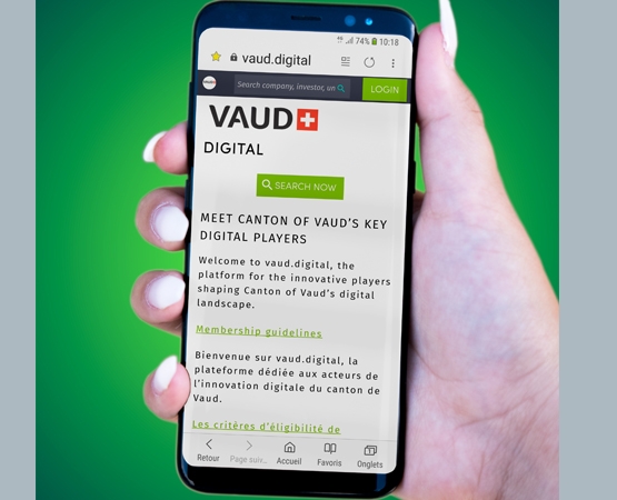 La plateforme Vaud.digital, mise en ligne par Innovaud en avril 2018 avec le soutien du Service de la promotion de l’économie et de l’innovation (SPEI), recense plus de 350 acteurs de la transformation numérique basés dans le canton (instituts de recherche, start-up, PME et grandes entreprises). BIC-Etat de Vaud